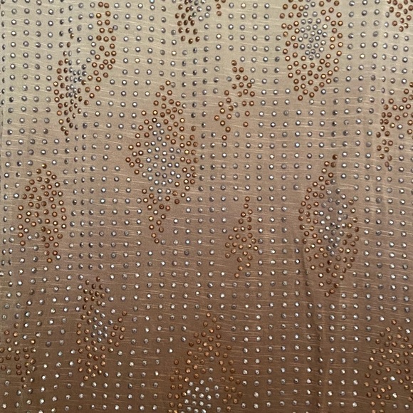 Style&Co Ombré Tan/brown Studded Top Size Small - Picture 2 of 5
